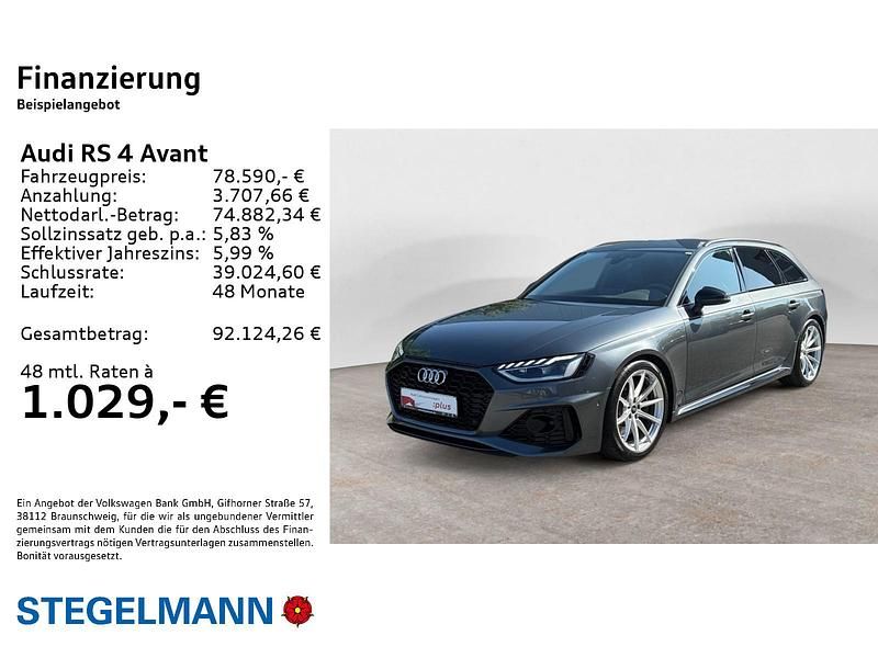 Gebraucht Audi RS4 Ambiente 450 PS (330 kW) 2024 Daytonagrau perleffekt Kombi