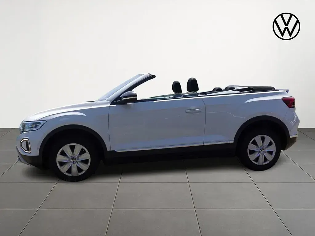 Gebraucht VW T-Roc Cabriolet Style 150 PS (110 kW) 2022 Pure white/schwarz Cabrio