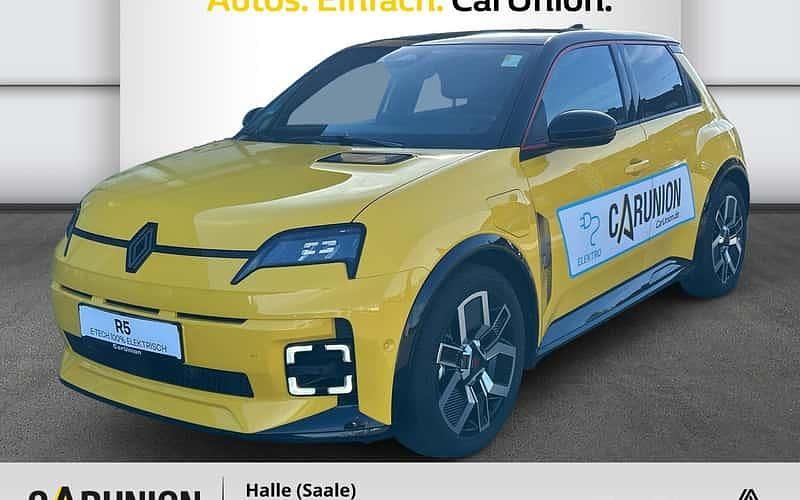 Eqj + black pearlschwarz metallic (schwarz) Gebraucht 2024 Renault R5 Iconic Kleinwagen | 32.972 € (Etwas zu teuer) - Bild 1/4