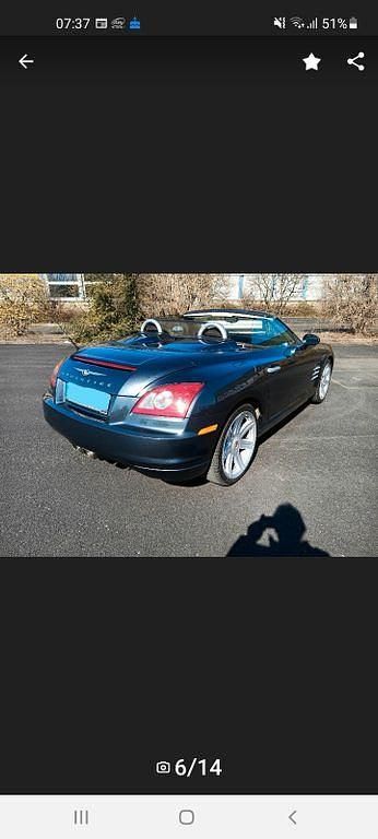 Usata Chrysler Crossfire 218 CV (160 kW) 2006 Grigio Cabrio