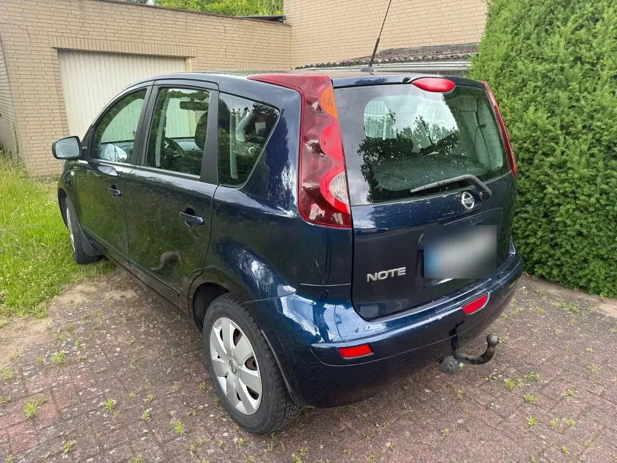 Gebraucht Nissan Note Visia 88 PS (64 kW) 2009 Blau Kleinwagen