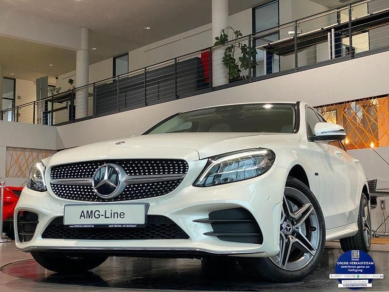 Gebraucht Mercedes C300e AMG 320 PS (235 kW) 2021 Weiß Limousine