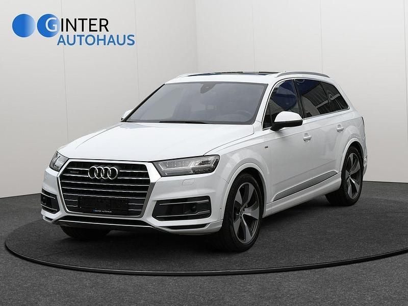Weiß Gebraucht 2015 Audi Q7 S-Line SUV | 34.990 € - Bild 1/4