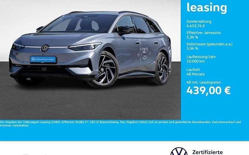 Stonewashed blue metallic Gebraucht 2024 VW ID.7 Pro Limousine | 49.824 € (Teuer) - Bild 1/2