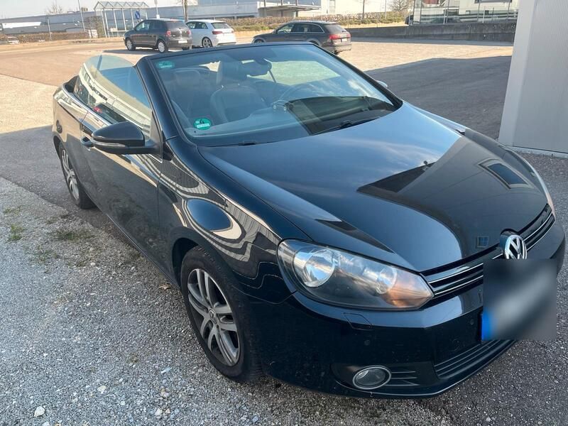 Schwarz Gebraucht 2012 VW Golf Cabriolet Cabrio | 4.900 € (Guter Preis) - Bild 1/4