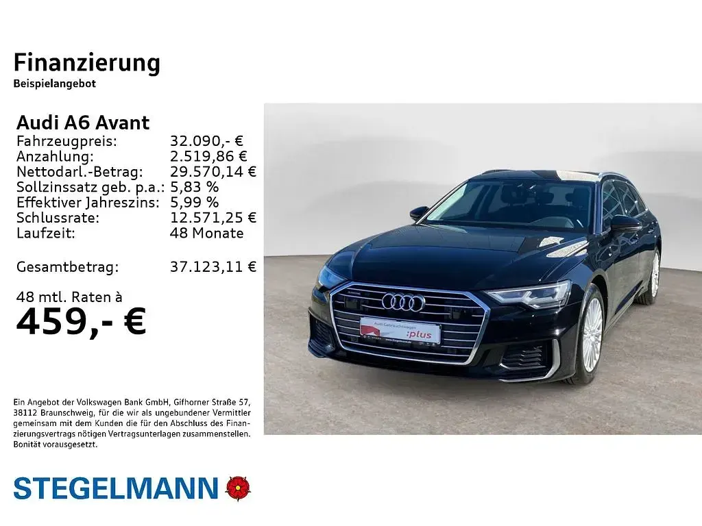 Brugt Audi A6 Design 299 HK (219 kW) 2022 Sort Stationcar
