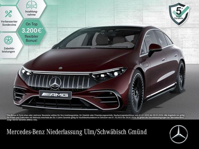 Rot Gebraucht 2023 Mercedes EQS 53 AMG AMG Limousine | 92.990 € (Etwas zu teuer) - Bild 1/3