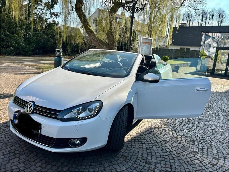 Weiß Gebraucht 2014 VW Golf Cabriolet Cup Cabrio | 12.800 € (Etwas zu teuer) - Bild 1/4