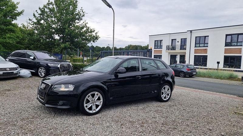 Schwarz Gebraucht 2009 Audi A3 Sportback Ambition Limousine | 4.200 € (Guter Preis) - Bild 1/4