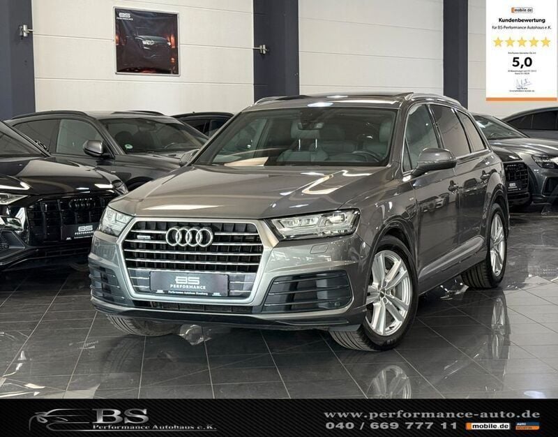 Grau Gebraucht 2015 Audi Q7 S-line plus SUV | 32.990 € (Teuer) - Bild 1/4