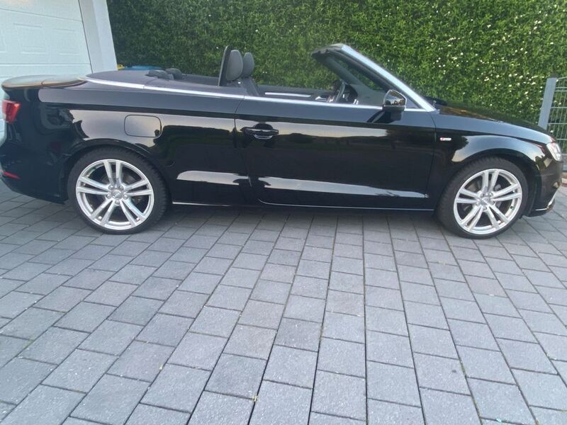 Schwarz Gebraucht 2017 Audi A3 Cabriolet S-Line Cabrio | 15.500 € - Bild 1/4