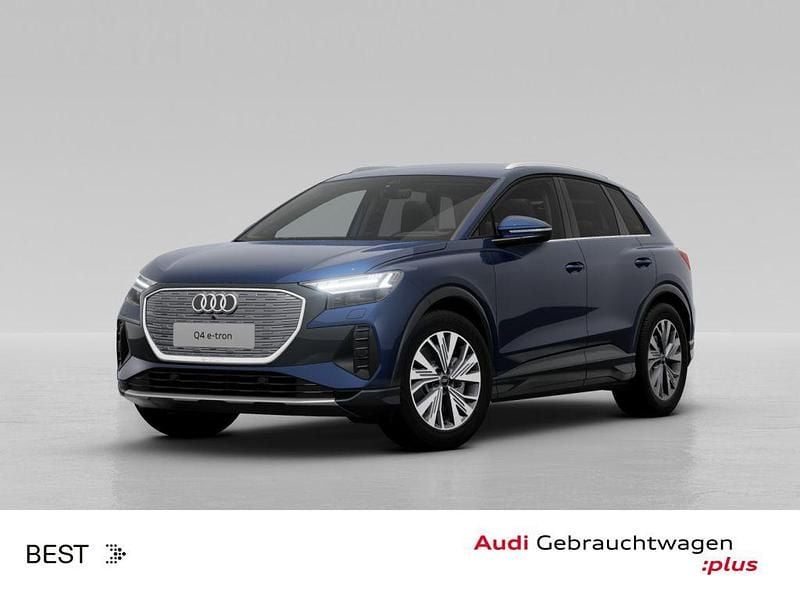 Navarrablau metallic (metallic) Gebraucht 2021 Audi e-tron SUV | 33.888 € (Fairer Preis) - Bild 1/4