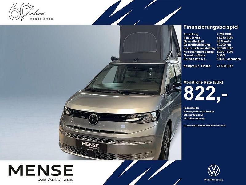Monosilber Neu 2024 VW T7 Coast Van | 77.690 € - Bild 1/4