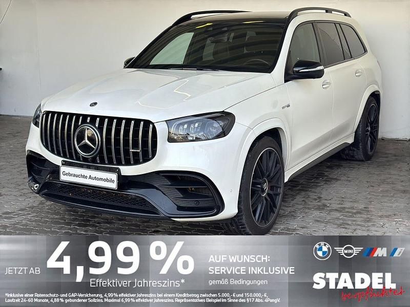 Weiß Gebraucht 2021 Mercedes GLS63 AMG AMG SUV | 106.879 € (Fairer Preis) - Bild 1/4