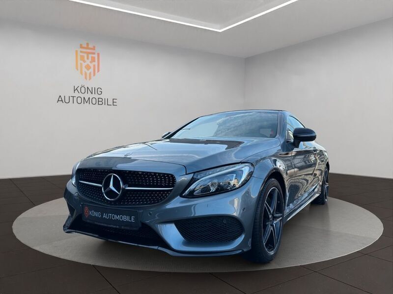 Grau Gebraucht 2017 Mercedes C200 AMG line Coupé | 22.450 € (Fairer Preis) - Bild 1/4