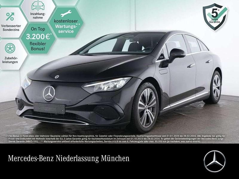 Schwarz Gebraucht 2024 Mercedes EQE300 Advanced Plus Limousine | 42.590 € (Superpreis) - Bild 1/3
