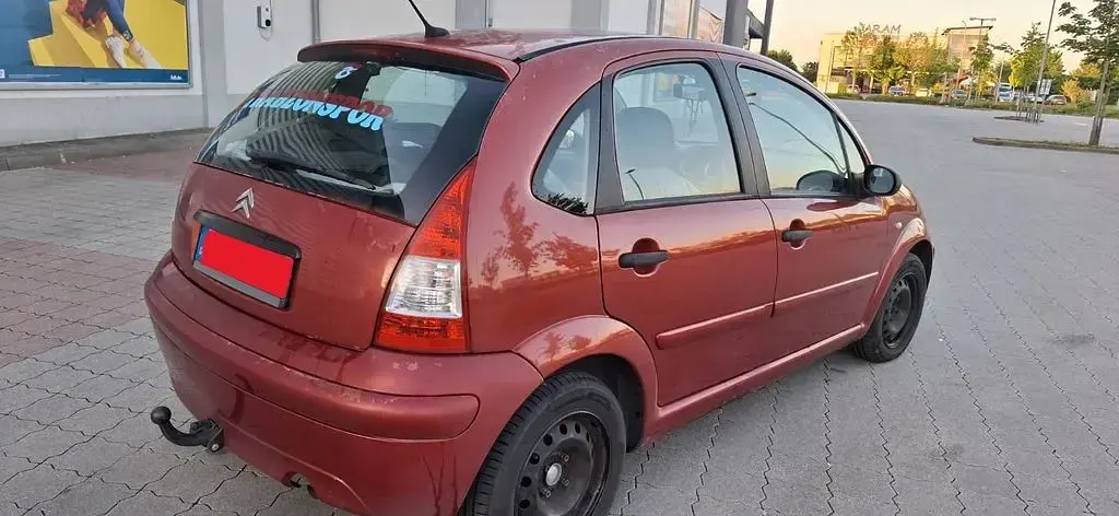 Gebraucht Citroën C3 73 PS (53 kW) 2008 Rot Limousine