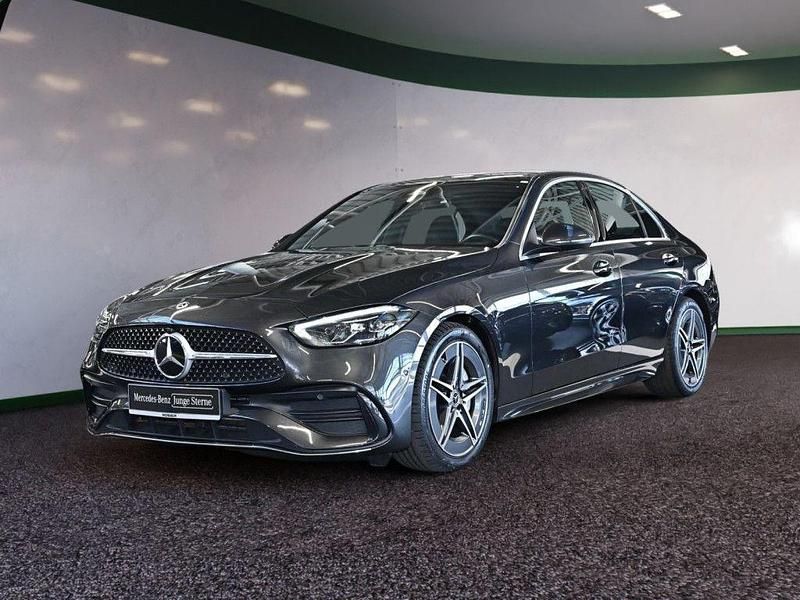 Gebraucht Mercedes C200 AMG 204 PS (150 kW) 2023 Grau / graphitgrau Limousine