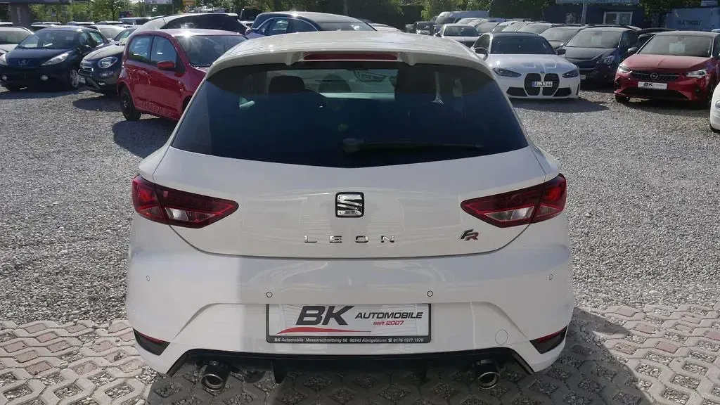 Gebraucht Seat Leon FR 140 PS (102 kW) 2014 "candy" weiss Coupé
