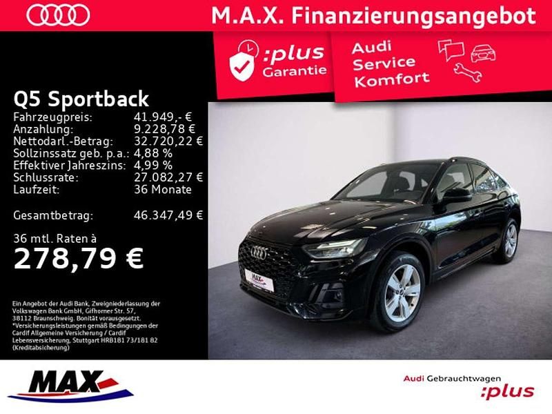 Mythosschwarz metallic Gebraucht 2022 Audi Q5 S-Line SUV | 41.949 € (Guter Preis) - Bild 1/3