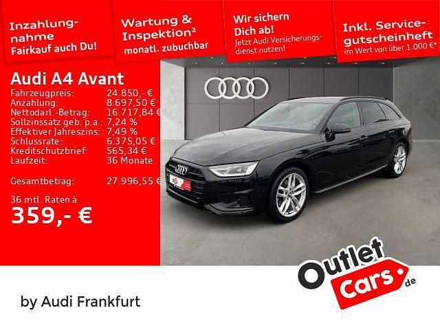 Mythosschwarz metallic Gebraucht 2020 Audi A4 Advanced Plus Kombi | 24.850 € (Guter Preis) - Bild 1/2