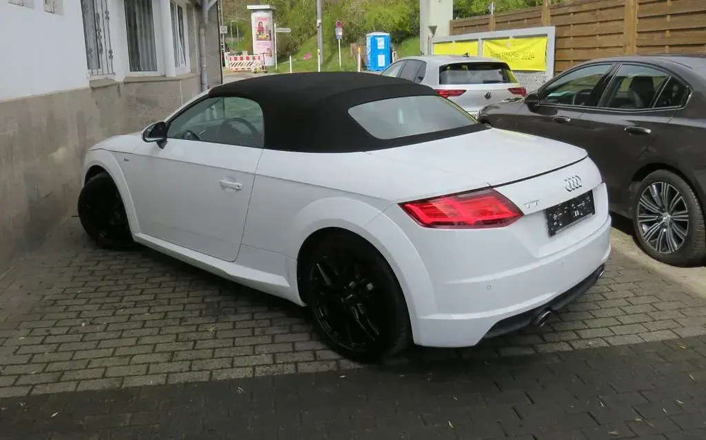 Gebraucht Audi TT Roadster S-Line 197 PS (144 kW) 2019 Weiß Cabrio