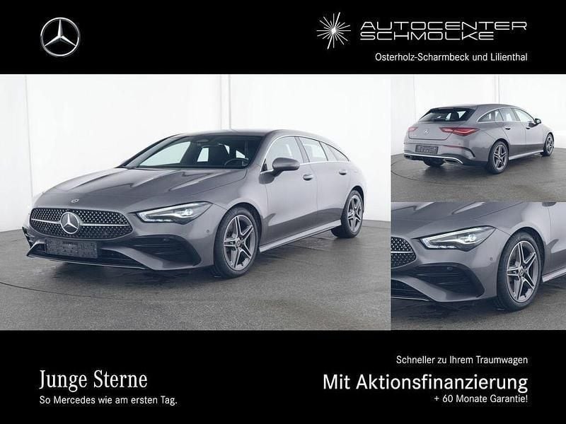 Lack mountaingrau Gebraucht 2024 Mercedes CLA200 Shooting Brake Advanced Plus Kombi | 32.438 € (Fairer Preis) - Bild 1/4