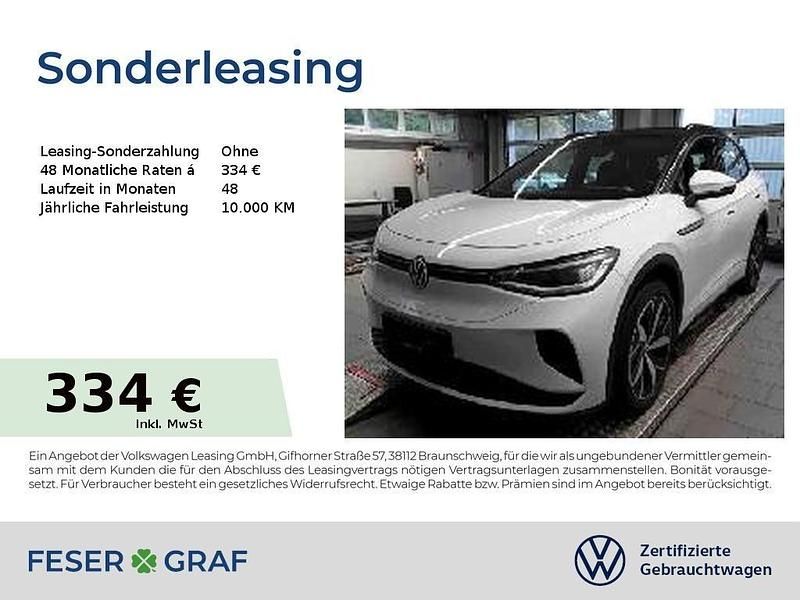 Gletscherweiß Gebraucht 2022 VW ID.4 GTX SUV | 28.450 € (Superpreis) - Bild 1/2