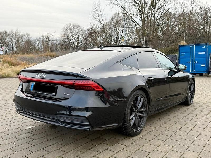 Schwarz Gebraucht 2020 Audi A7 S-Line Limousine | 39.900 € (Fairer Preis) - Bild 1/4