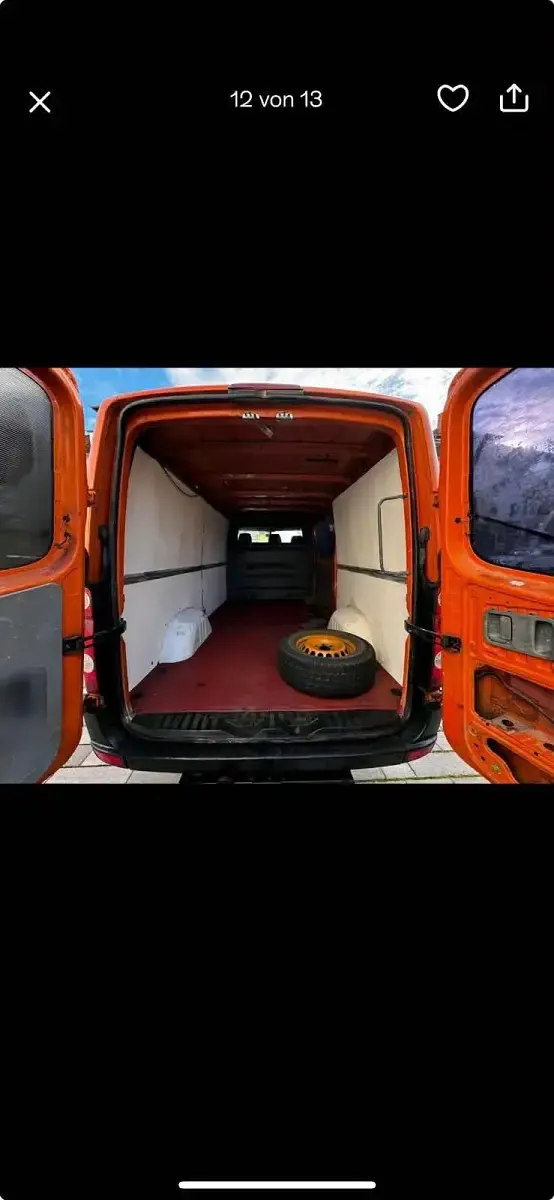 Gebraucht VW Crafter 163 PS (119 kW) 2010 Orange Van
