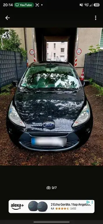 Gebraucht Ford Ka Ambiente 69 PS (50 kW) 2014 Schwarz Kleinwagen