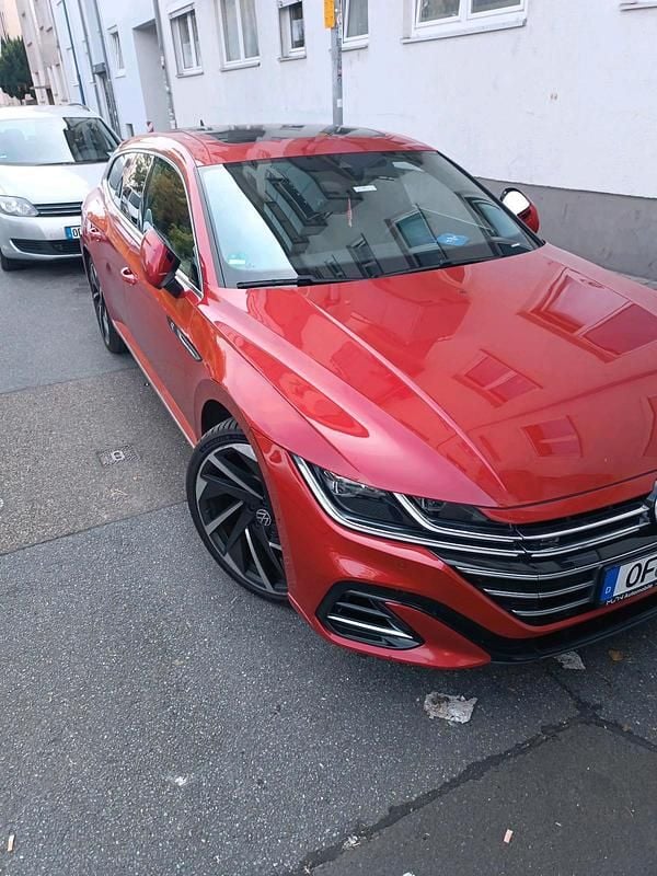 Rot Gebraucht 2021 VW Arteon R-line Kombi | 29.500 € (Fairer Preis) - Bild 1/4