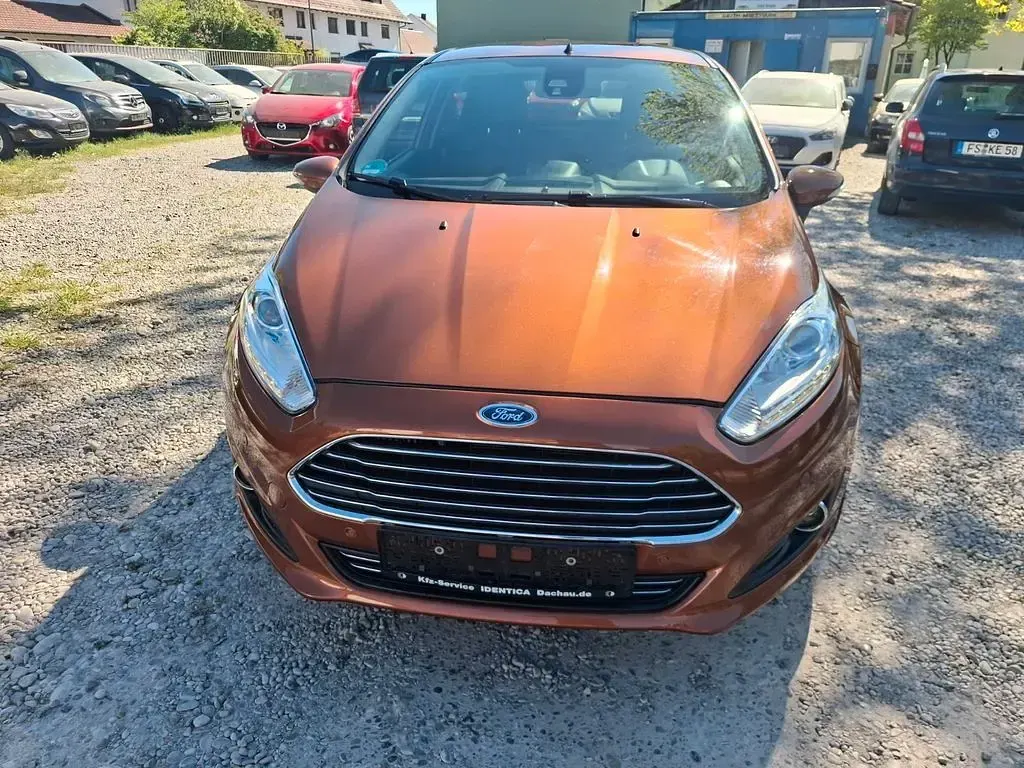 Brugt Ford Fiesta Titanium 125 HK (91 kW) 2017 Brun Hatchback
