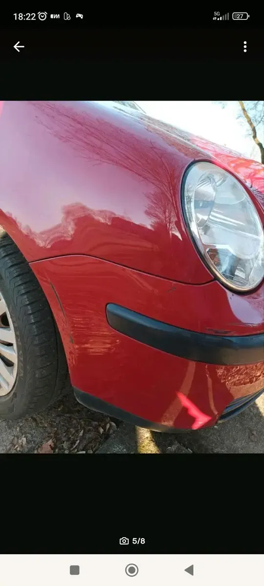 Brugt VW Polo 54 HK (39 kW) 2002 Rød Coupe