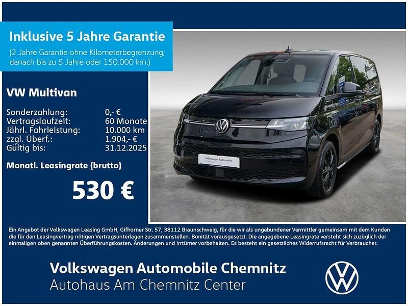 Schwarz Neu 2025 VW Multivan Goal Van | 64.590 € - Bild 1/4