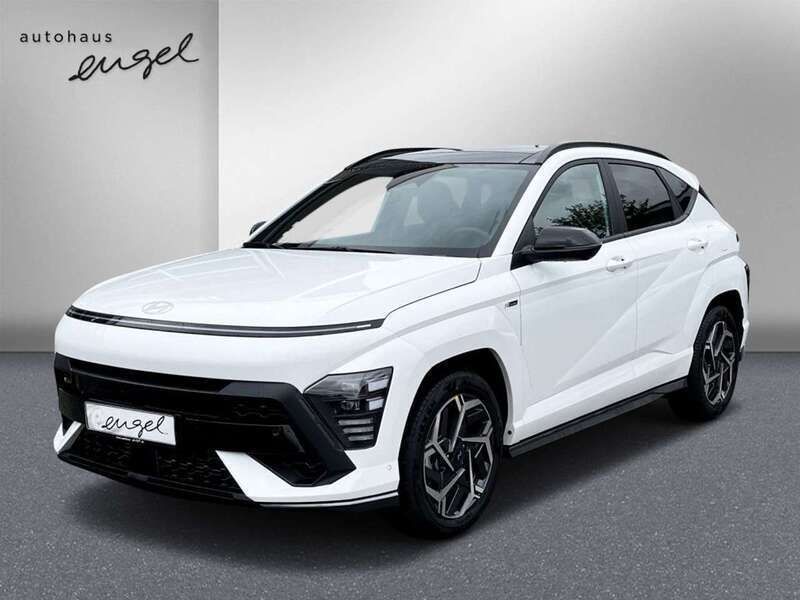 Atlas white Neu 2024 Hyundai Kona N Line SUV | 34.550 € (Etwas zu teuer) - Bild 1/4