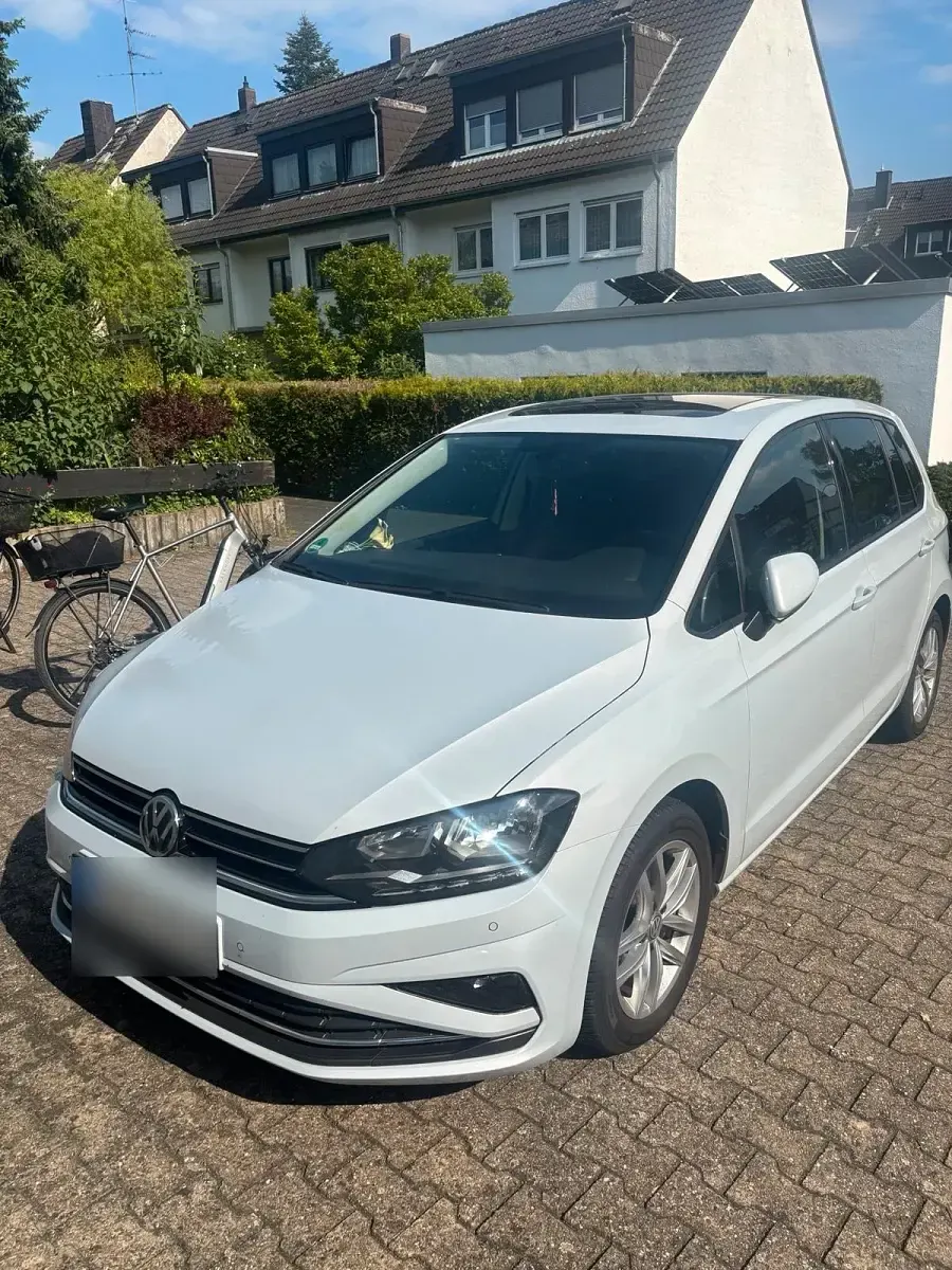 Gebraucht VW Golf Sportsvan 85 PS (62 kW) 2018 Weiß Van / Kleinbus
