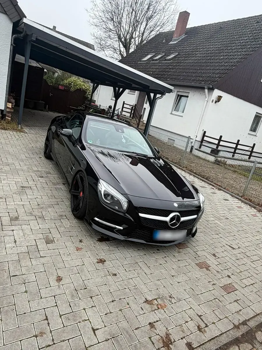 Gebraucht Mercedes SL500 AMG line 435 PS (319 kW) 2012 Schwarz Cabrio