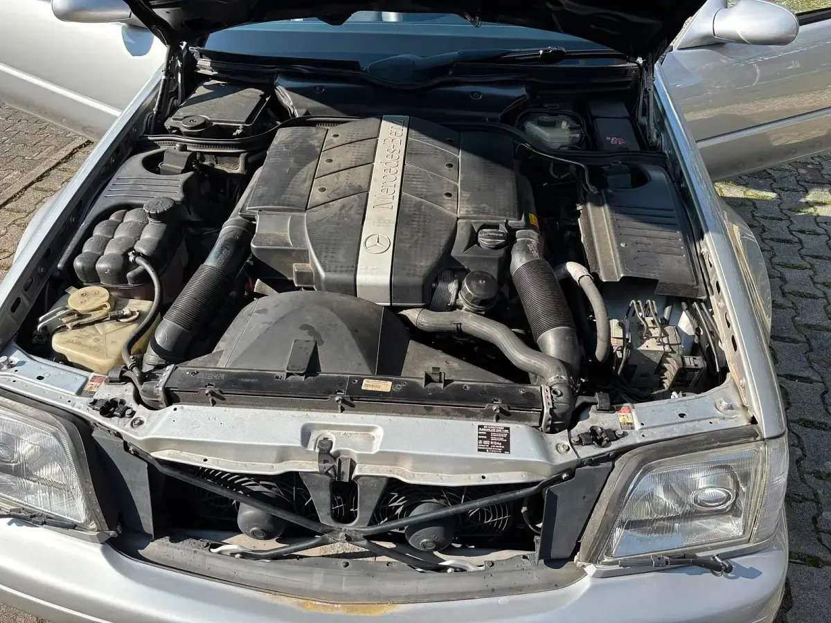 Gebraucht Mercedes SL320 224 PS (164 kW) 1999 Silber Cabrio
