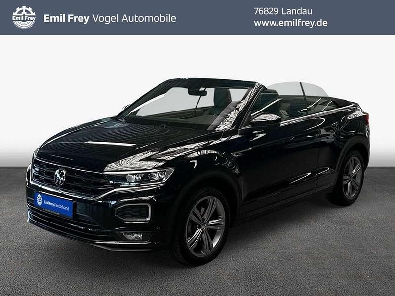 Deep black perleffekt Gebraucht 2022 VW T-Roc Cabriolet R-line Cabrio | 26.890 € (Superpreis) - Bild 1/3