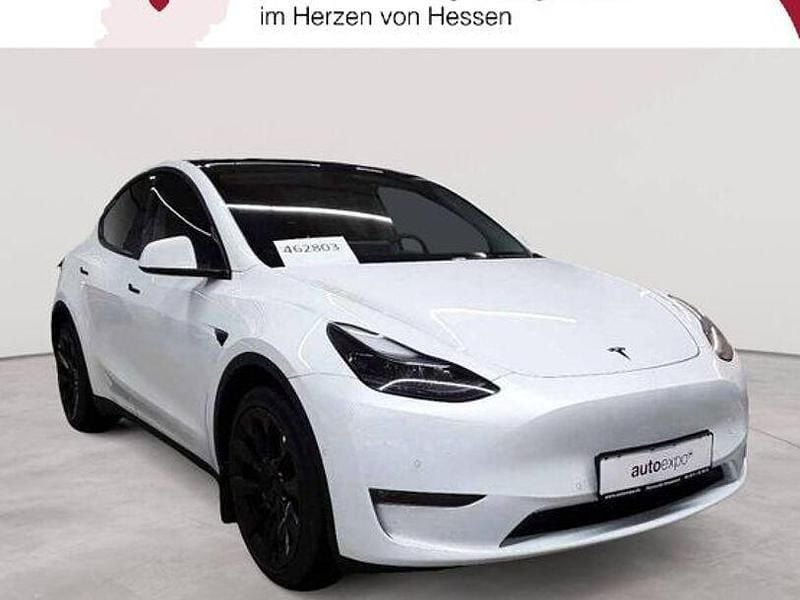 Pearl white multicoat Gebraucht 2022 Tesla Model Y SUV | 28.990 € (Superpreis) - Bild 1/4