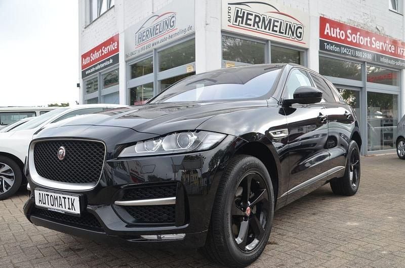 Schwarz Gebraucht 2019 Jaguar F-Pace R-Sport SUV | 26.880 € (Fairer Preis) - Bild 1/4