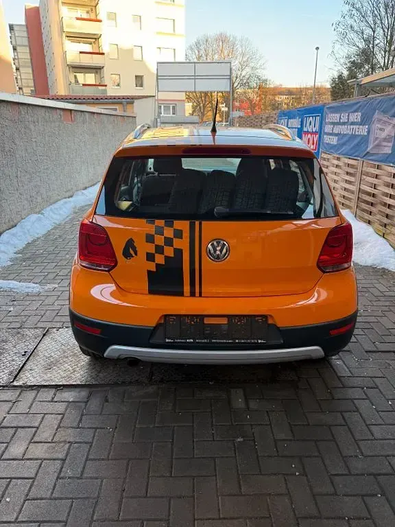 Gebraucht VW Polo Cross 86 PS (63 kW) 2010 Orange Kleinwagen
