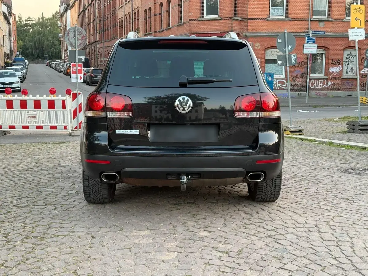 Gebraucht VW Touareg 239 PS (175 kW) 2008 Schwarz SUV