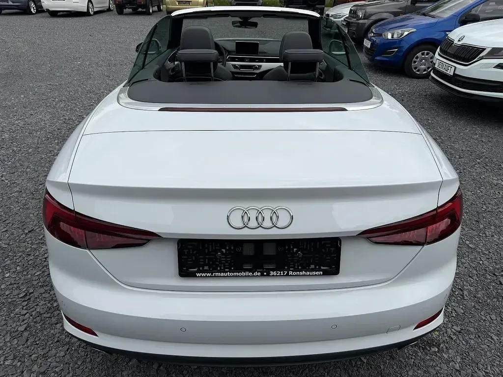 Usata Audi A5 Cabriolet S-Line 190 CV (139 kW) 2019 Bianco Cabrio