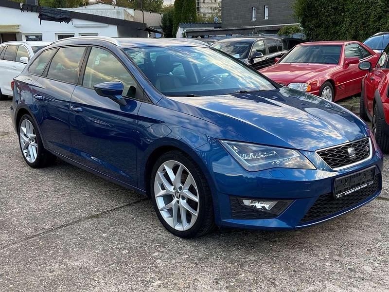 Gebraucht Seat Leon FR 150 PS (110 kW) 2015 "apolo" blau Kombi