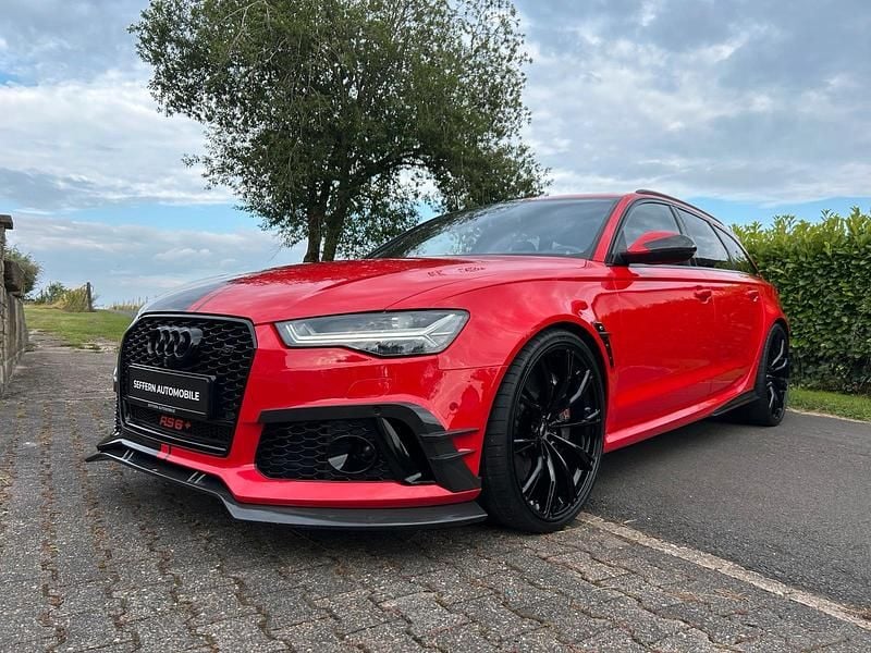 Second-hand Audi RS6 Advanced 735 CP (540 kW) 2018 Roșu Break
