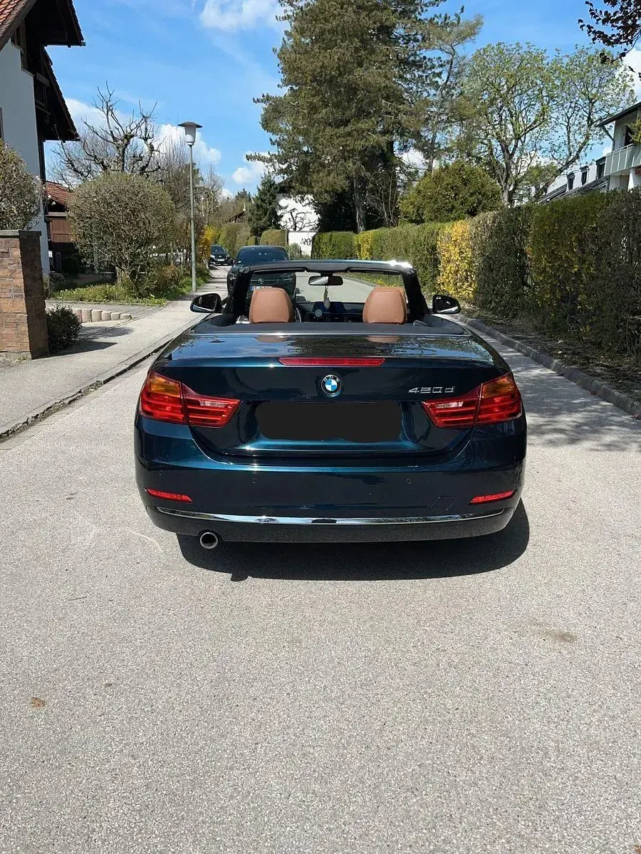 Gebraucht BMW 420 Luxury Line 184 PS (135 kW) 2015 Blau Cabrio