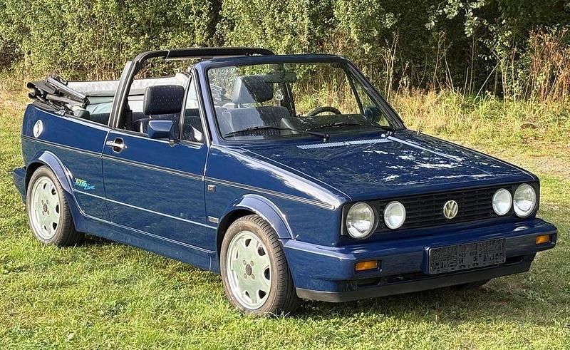 Blau Gebraucht 1993 VW Golf Cabriolet Cabrio | 14.900 € - Bild 1/4