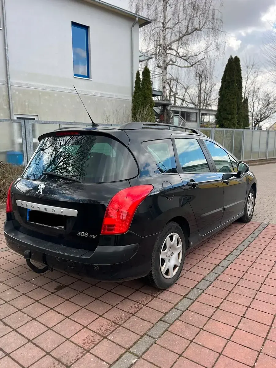 Gebraucht Peugeot 308 SW 109 PS (80 kW) 2008 Schwarz Kombi
